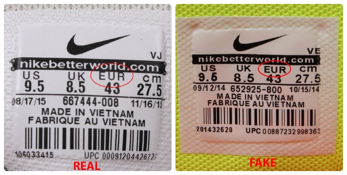 Picture 6 of Tips to help you distinguish true and fake Nike shoes in a standard way