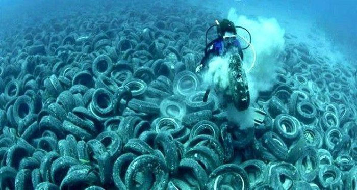 Picture 2 of Tires cause pollution in the sea - little is known