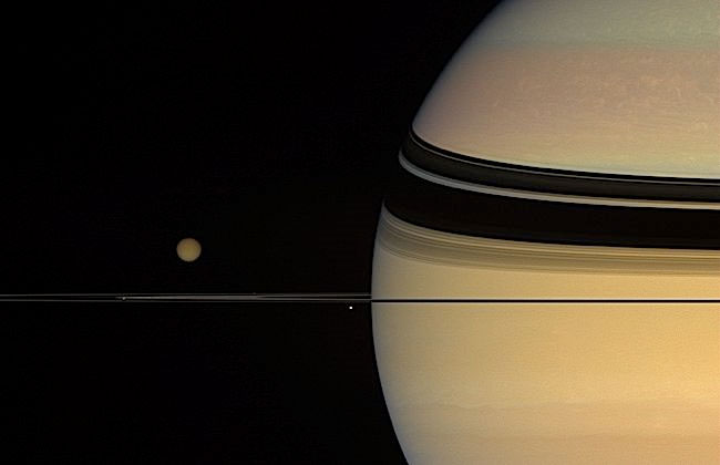 Picture 1 of Titan Saturn Moon: 1,000 years a rain