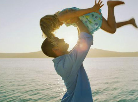 Picture 1 of To be happier, talk to your father