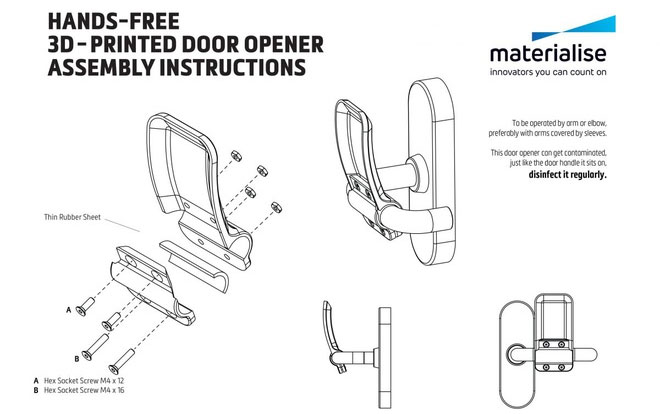 Picture 9 of Tools to open the door without hands