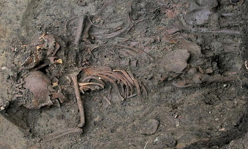 Picture 1 of Tragedy after the mass grave in British university