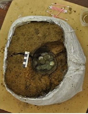 Picture 6 of Treasure coins worth tens of millions of dollars in Wales