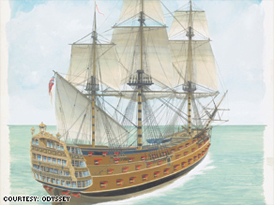Picture 1 of Treasure hunt company finds the legendary shipwreck