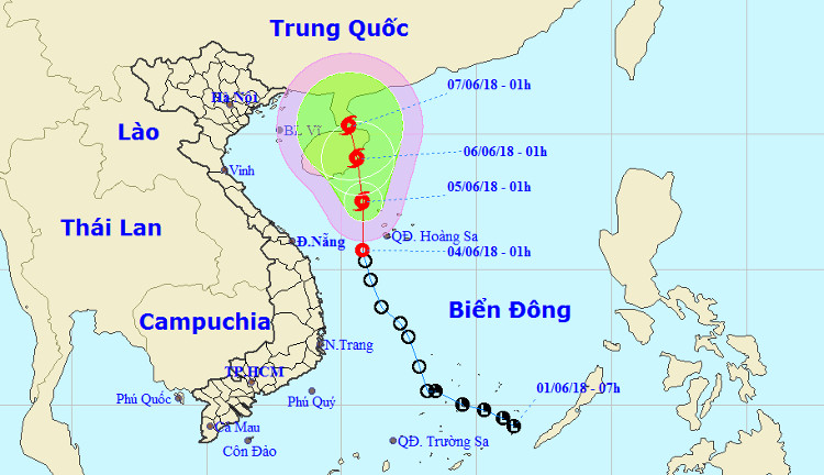 Picture 1 of Tropical depressions change direction, moving north