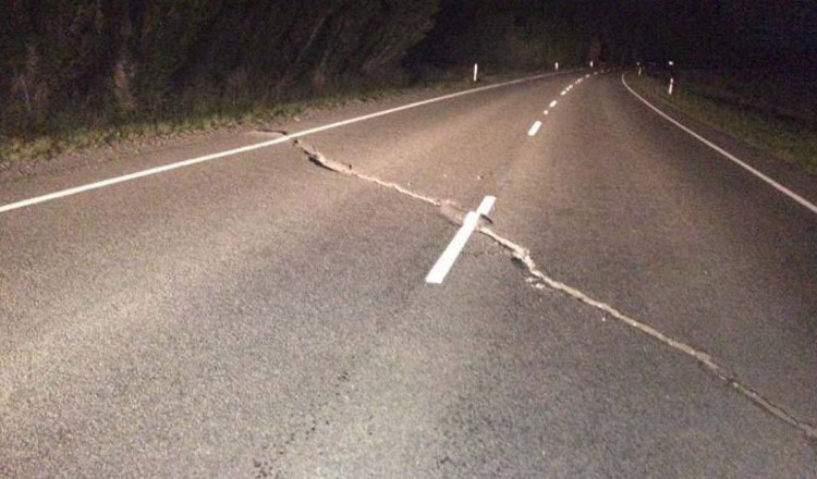 Tsunami struck New Zealand after the earthquake images 8