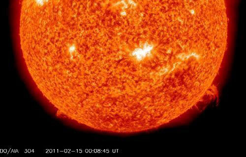 Picture 1 of 'Tsunami' the sun hit the earth