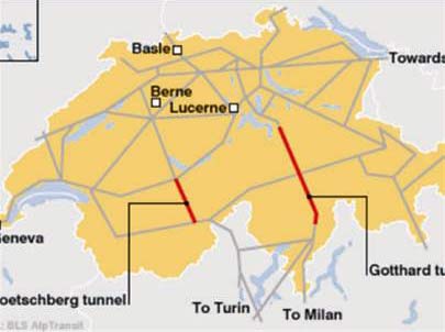 Picture 2 of Tunnel through the Alps