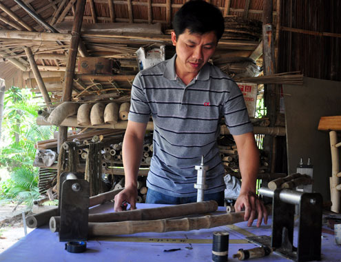Picture 1 of Turn the bamboo into an export bike frame