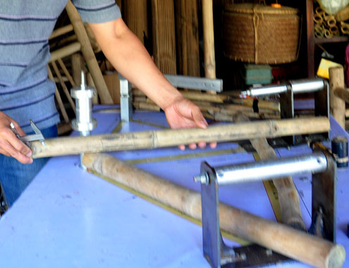 Picture 2 of Turn the bamboo into an export bike frame