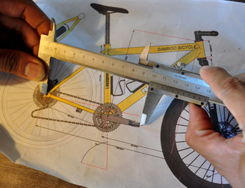 Picture 4 of Turn the bamboo into an export bike frame