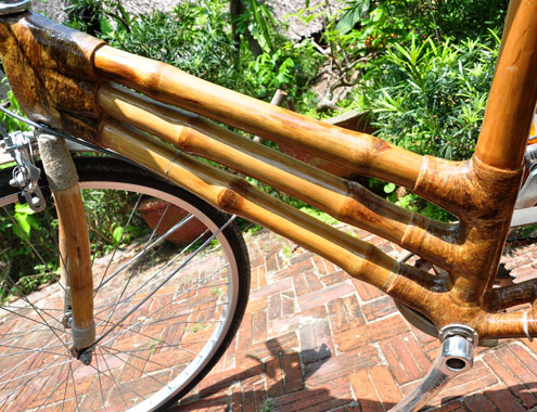 Picture 6 of Turn the bamboo into an export bike frame