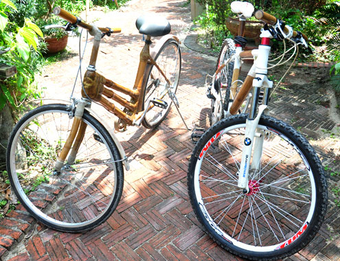 Picture 7 of Turn the bamboo into an export bike frame