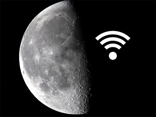Picture 1 of Turn the moon into a Wi Fi device
