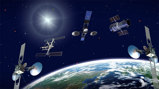 Picture 1 of Turn the satellite into a traffic police on the universe