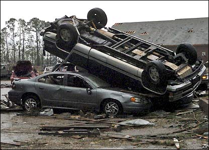 Picture 4 of Typhoon caused damage in the southern United States