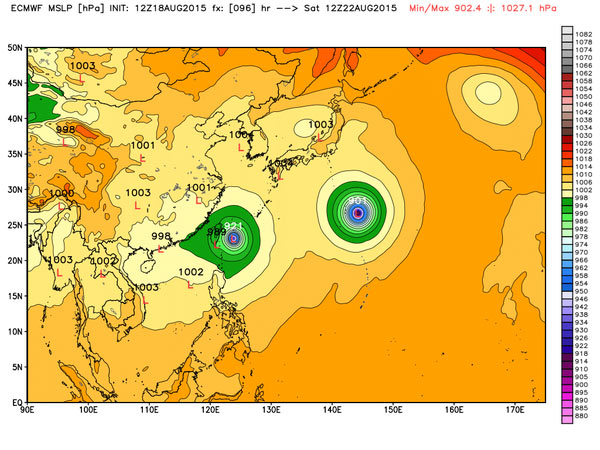 Picture 4 of Typhoon Goni and Atsani headed straight for East Asia
