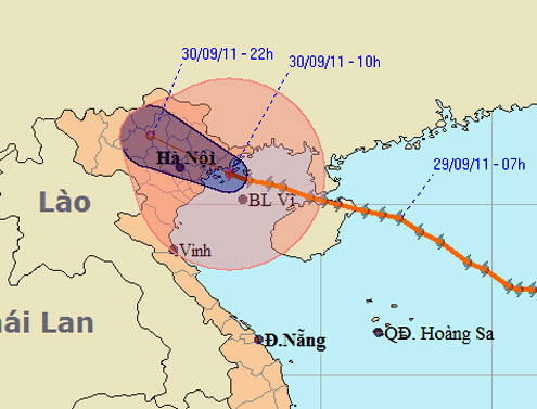 Picture 1 of Typhoon hit Quang Ninh, Hai Phong