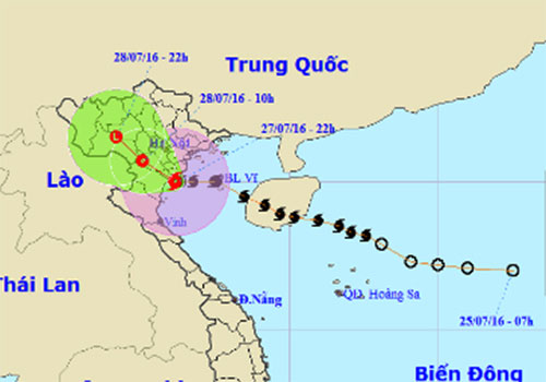 Picture 2 of Typhoon Mirinae in Nam Dinh - Ninh Binh