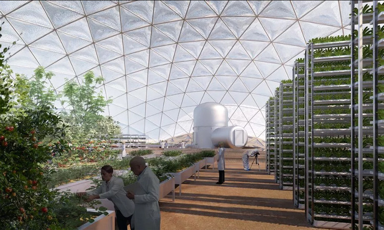 Picture 1 of UAE's future Mars City on Earth