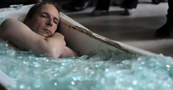 Picture 2 of Unbelievable but true story: Soak in sharp glass but unharmed