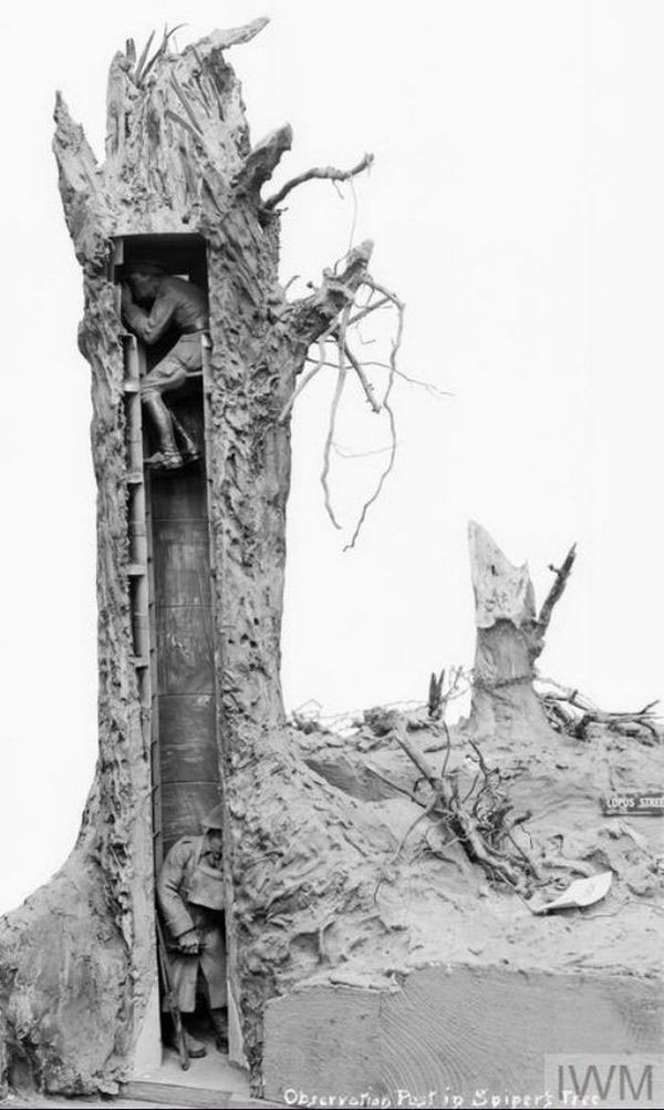 Picture 4 of Unique 'camouflage' method for watchtowers during World War I