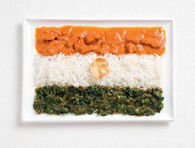 Picture 6 of Unique flags made from traditional dishes