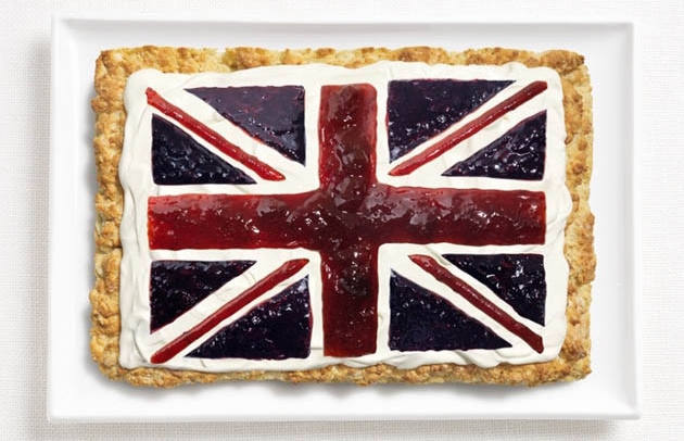 Picture 9 of Unique flags made from traditional dishes