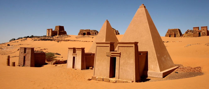 Picture 1 of Unique pyramids are not located in Egypt