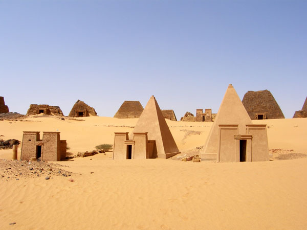 Picture 2 of Unique pyramids are not located in Egypt