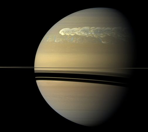 Picture 4 of Universe photo: Super storm on Saturn