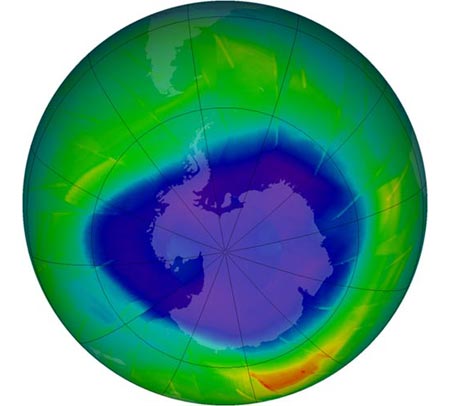Picture 1 of Unusual at the equatorial ozone layer