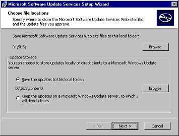 Picture 2 of Update bug fixes for distributed environments via SYSTEM UPDATE SERVICES (SUS)