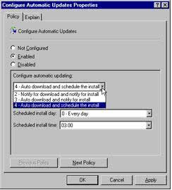 Picture 9 of Update bug fixes for distributed environments via SYSTEM UPDATE SERVICES (SUS)