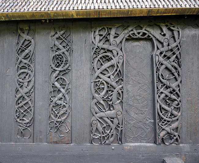 Picture 5 of Urnes wooden plank church - Norway