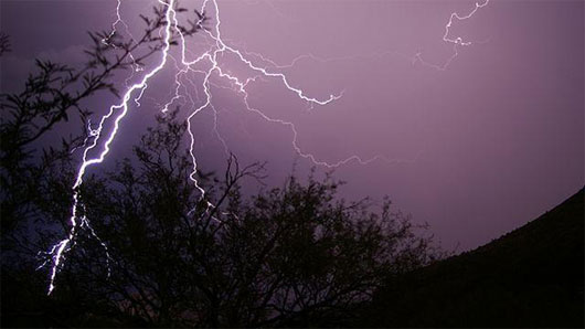 Picture 1 of Using a laser to create rain, control the weather