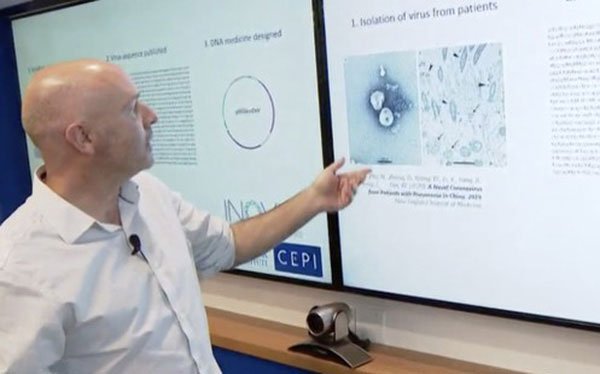 Picture 1 of Using a method different from traditional, the US company announced that it had found a vaccine for Covid-19