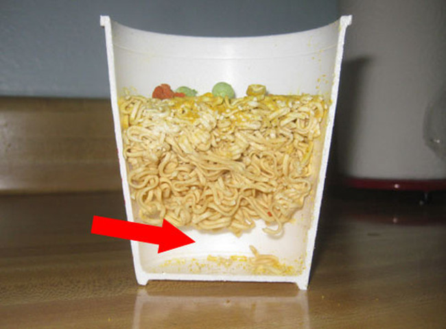 Picture 1 of Very good idea of ​​the manufacturer in every cup of noodles that few people know
