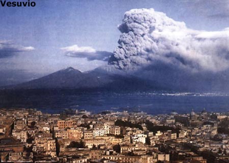 Picture 2 of Vesuvio volcano and Pompeii ruins