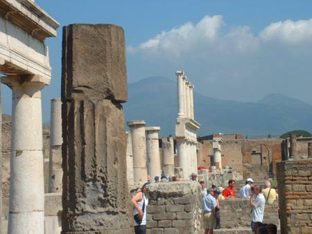 Picture 3 of Vesuvio volcano and Pompeii ruins