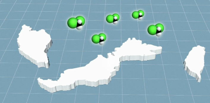 Picture 1 of Video: Chemicals that degrade the ozone layer in the atmosphere