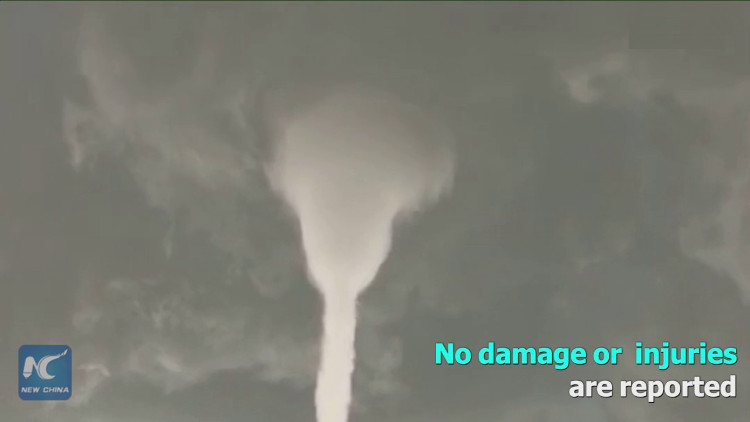 Picture 1 of Video: Dragon taps appeared in Tibet after half a century