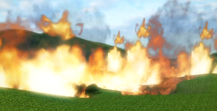Picture 1 of Video: Fire storm culprit swept the Earth 12,800 years ago