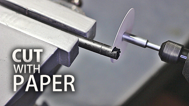 Picture 1 of Video: How to create a blade with plastic and wood cutting paper