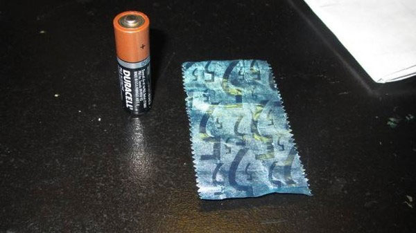 Picture 1 of Video: How to create super easy fire with chewing gum