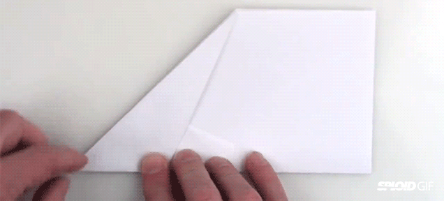 Picture 1 of Video: How to fold the farthest paper plane