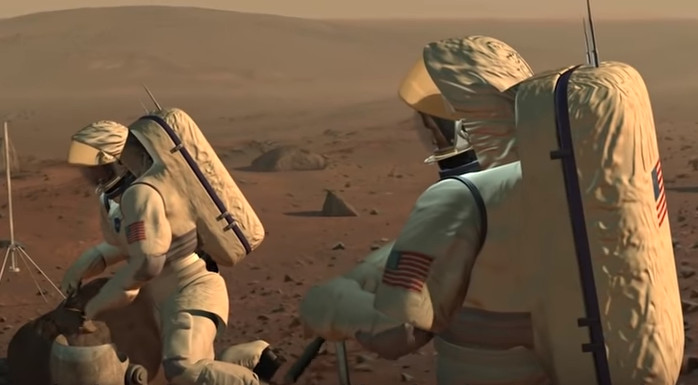 Picture 1 of Video: How will astronauts on Mars breathe?