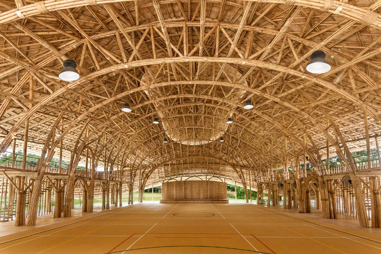 Picture 1 of Video: School of earth and bamboo like a resort in Thailand