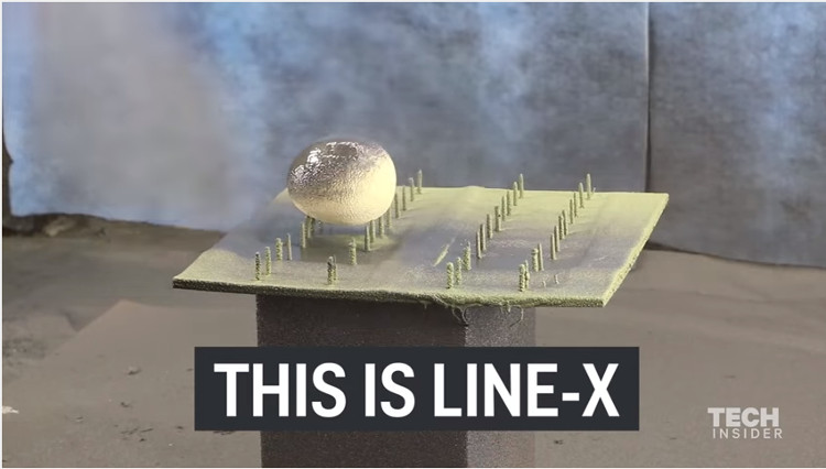 Picture 1 of Video: Spray paint can protect the Pentagon from mines