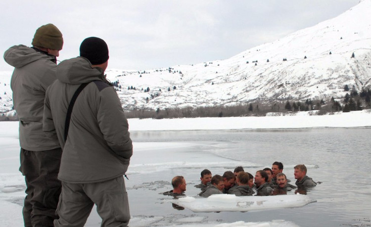 Picture 1 of Video: The American Task Force explains the reason for taking a cold shower